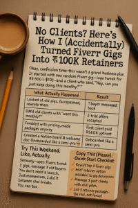 Turn Fiverr Gigs into Recurring Retainers –No Clients Needed