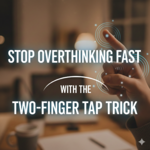 Stop Overthinking Fast with the Two-Finger Tap Trick